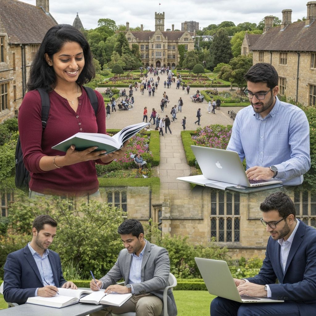 Students on campus